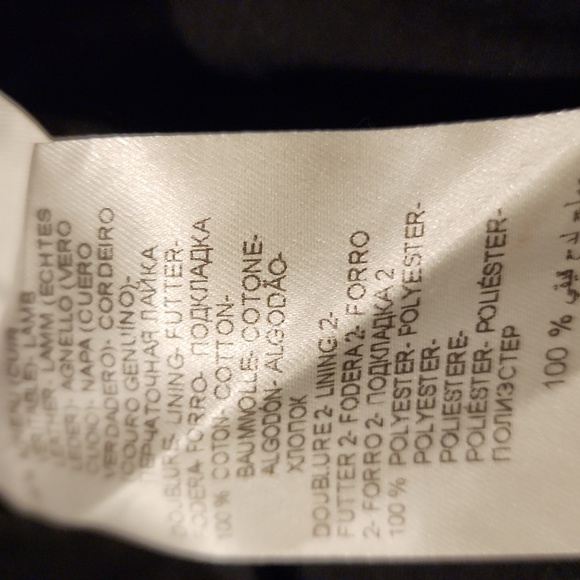 Kookai leather jacket short vintage Victor Hugo black bomber style size 8 - Picture 11 of 12